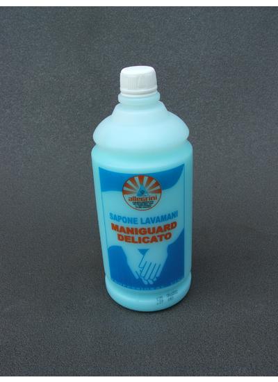 MANIGUARD DELICATO Detergente Liquido per le Mani a pH eudermico, formulato con Tensioattivi Pregiati, molto Delicati per la Pelle 1lt